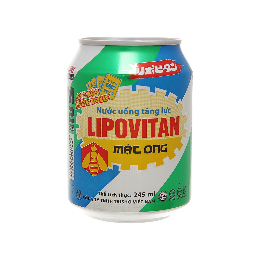 Nước tăng lực Lipovitan mật ong 245ml