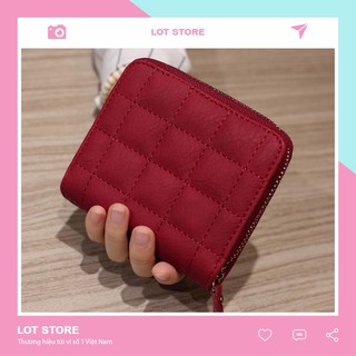 Ví nữ cầm tay mini ngắn nhỏ gọn bỏ túi nhiều ngăn thời trang cao cấp VD43 - shopbaobei3