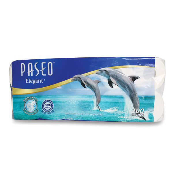 Giấy vệ sinh Paseo Dolphin 10 cuộn 4 lớp