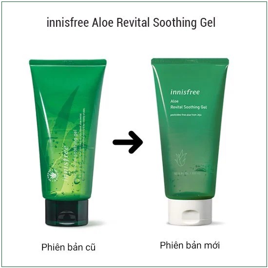 Gel Lô Hội Làm Dịu Da Dưỡng Ẩm Innisfree Aloe Revital Soothing Gel 300ml