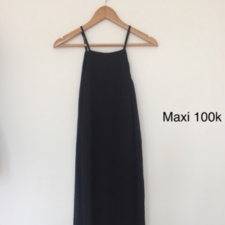 Đầm maxi đen
