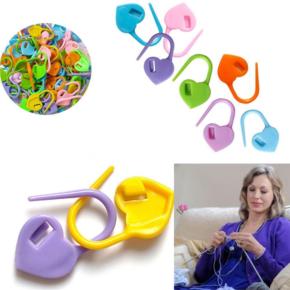 Set 50 Phụ Kiện Đánh Dấu Hình Trái Tim Dùng Trong May Vá DIY
