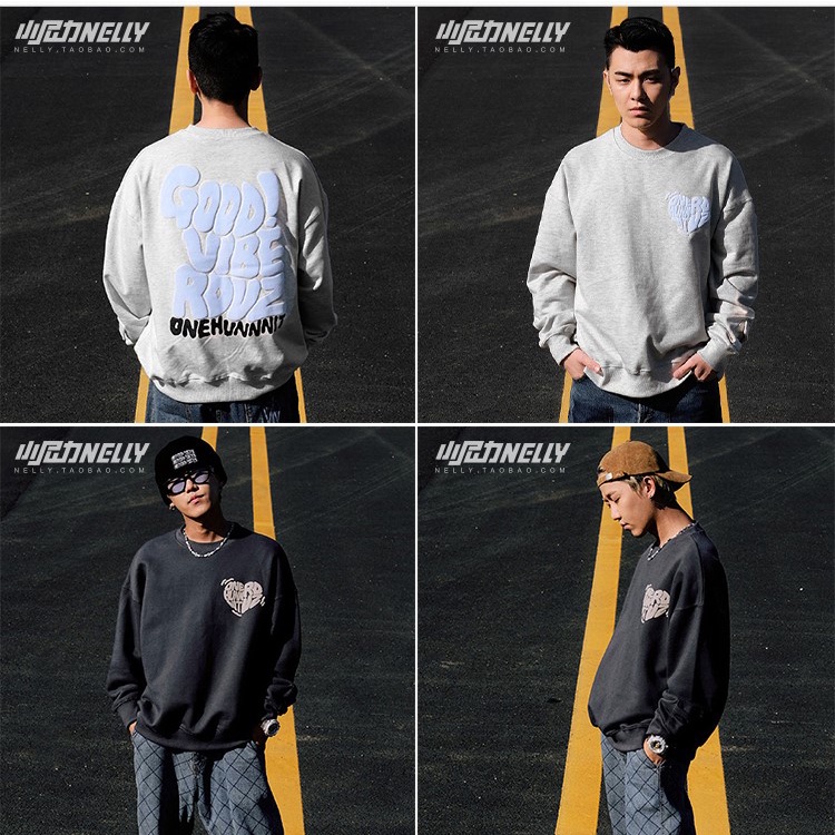 Áo sweater Good vibe Nelly unisex