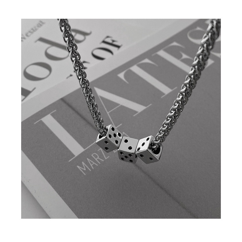 Dây Chuyền Xúc Xắc Phong Cách Hip Hop 19567