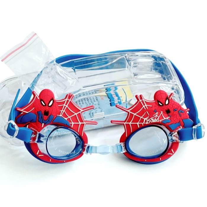 Kính bơi bé trai nhện spiderman an toàn bảo vệ mắt cho bé