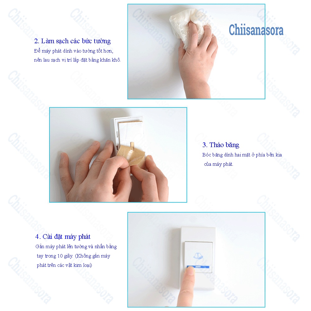 Chuông cửa không dây thông minh, thiết bị điều khiển từ xa, âm thanh báo động người già, trẻ em,phụ nữ mang thai
