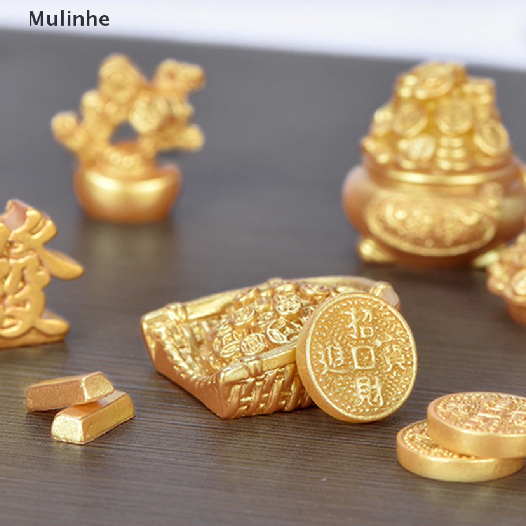 Phụ kiện trang trí phong cảnh năm mới bằng nhựa resin tùy chọn kiểu dáng