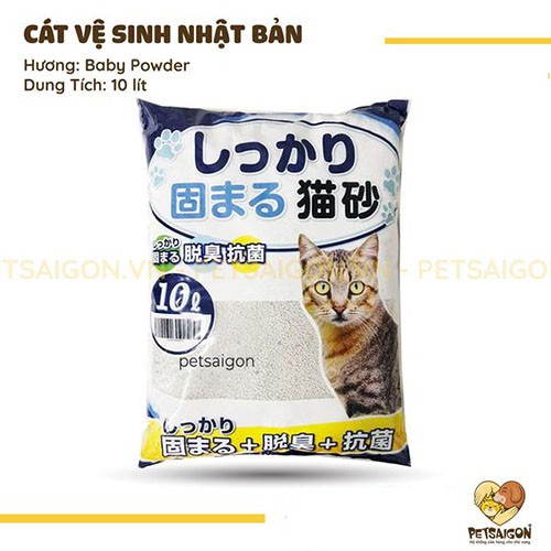 [CHÍNH HÃNG] CÁT VỆ SINH NHẬT BẢN CHO MÈO - 10L