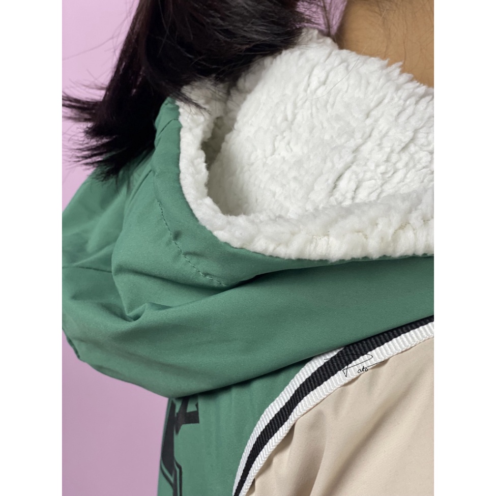 Áo gió  nam nữ lót lông  bóng rổ phong cách hàn quốc,unisex chất gió  tráng bạc chống nước  cản gió tốt