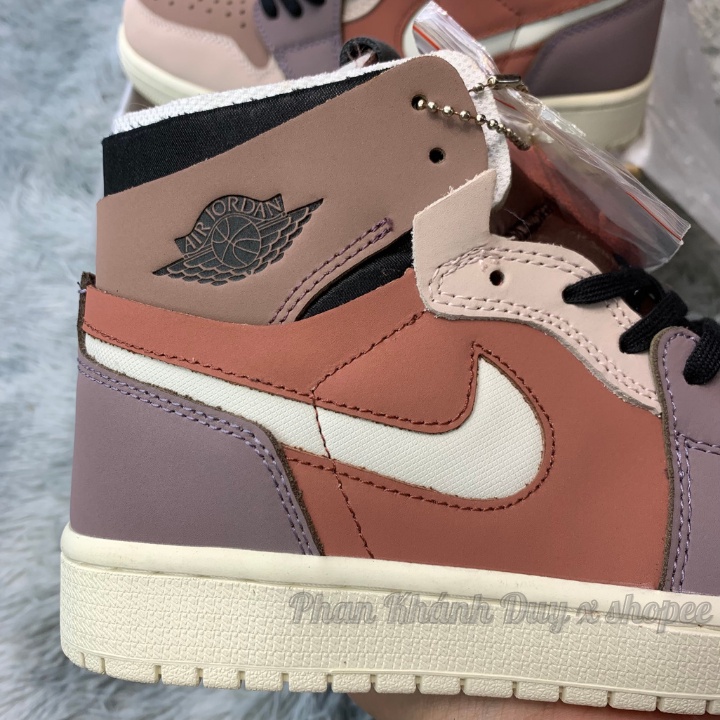 [ Pkdsneaker25 ] Giày Nike Air Jordan 1 Zoom Air CMFT Rust CT0979-602 đỏ mận dành cho nữ