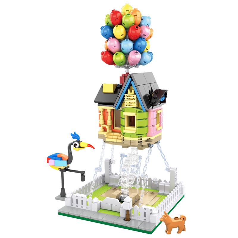 [Ship today] [635PCS] Lego city series moc trang trí nhà bong bóng nổi sáng tạo các hạt nhỏ lắp ráp khối xây dựng đồ chơi giáo dục trẻ em Quà tặng Lego