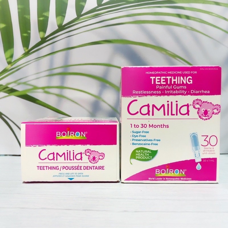 Muối uống cho bé mọc răng Camilia Canada 30 tép