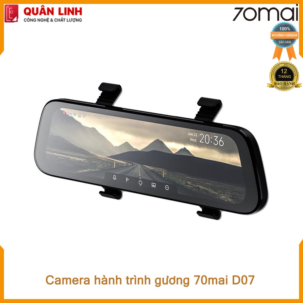 Camera hành trình 70mai Rearview Dash Cam Wide D07 | BigBuy360 - bigbuy360.vn