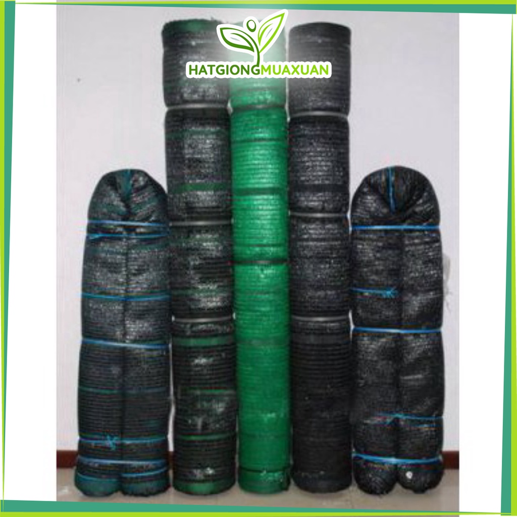 Lưới Thái che nắng màu xanh/đen cắt nắng 70 phần trăm khổ 2m, độ dài 3m