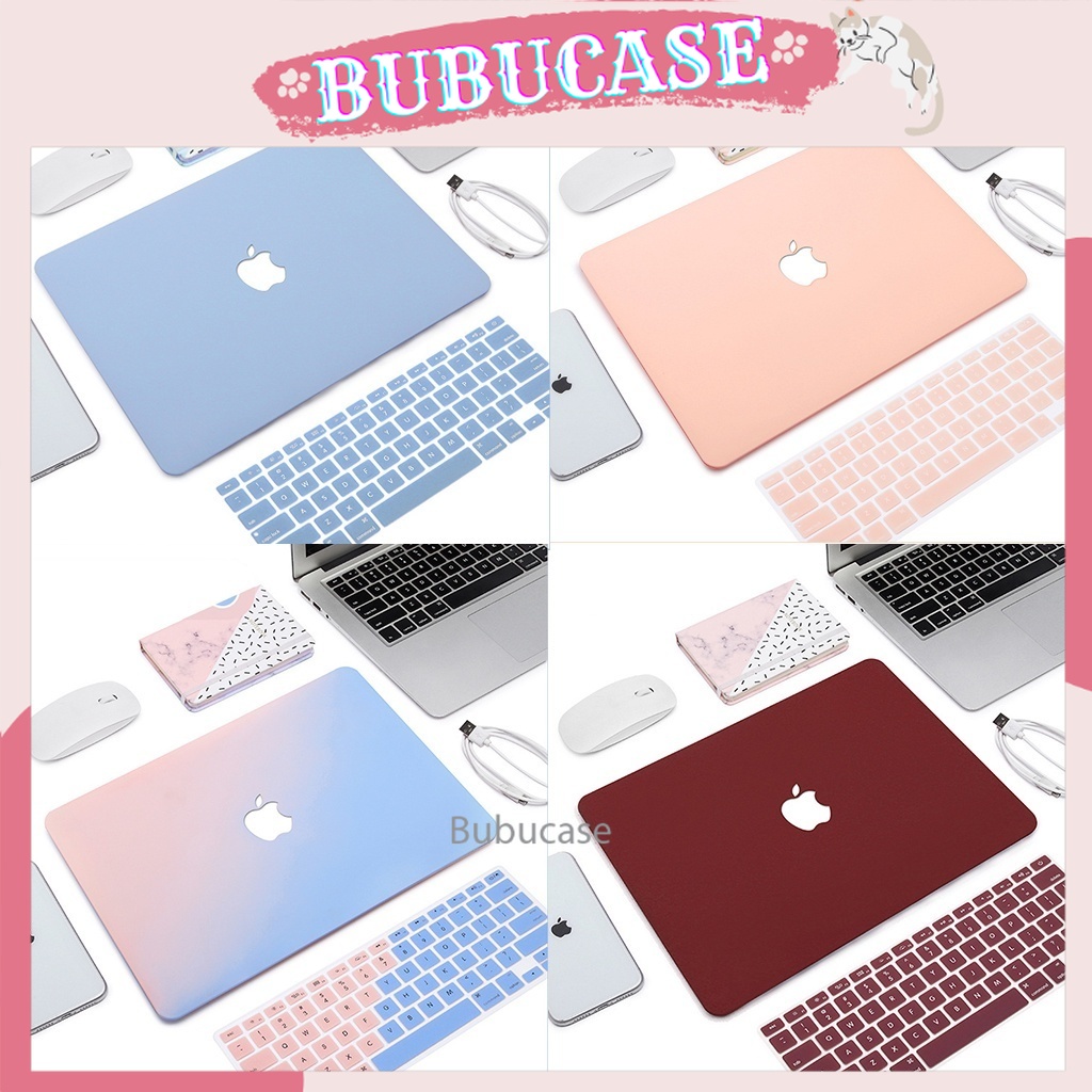 Case Macbook Nhựa Dẻo - Combo 2in1 + Phủ Phím Cùng Màu - Mac Air 11.6 / 12 Retina / Pro 13 Retina/Pro 15 Retina - Link 2