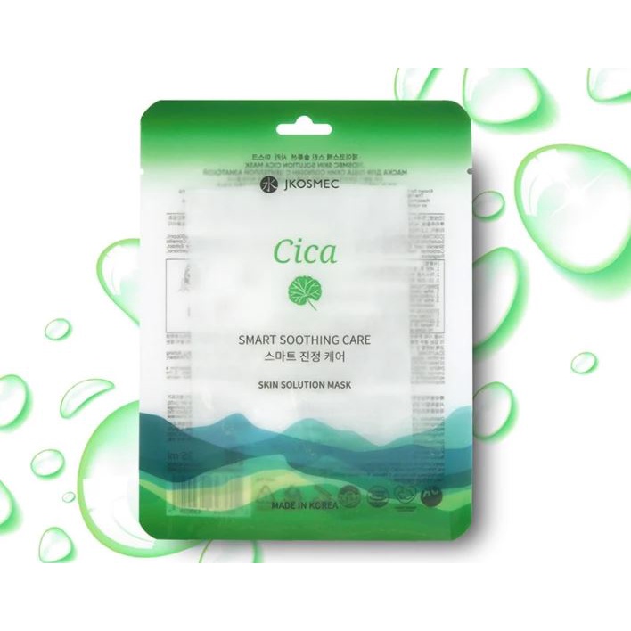 Mặt nạ miếng dưỡng trắng, cấp ẩm, Chống Lão Hóa Hàn Quốc Jkosmec Mask (ốc sên, olive, trà xanh, lựu đỏ)