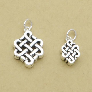 Charm Nút Cát Tường Bạc 925