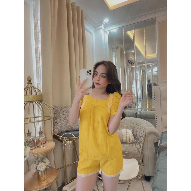 BÁN SỈ BỘ ĐÙI ĐŨI VIỀN REN 2M XANH VÀNG CHO NỮ