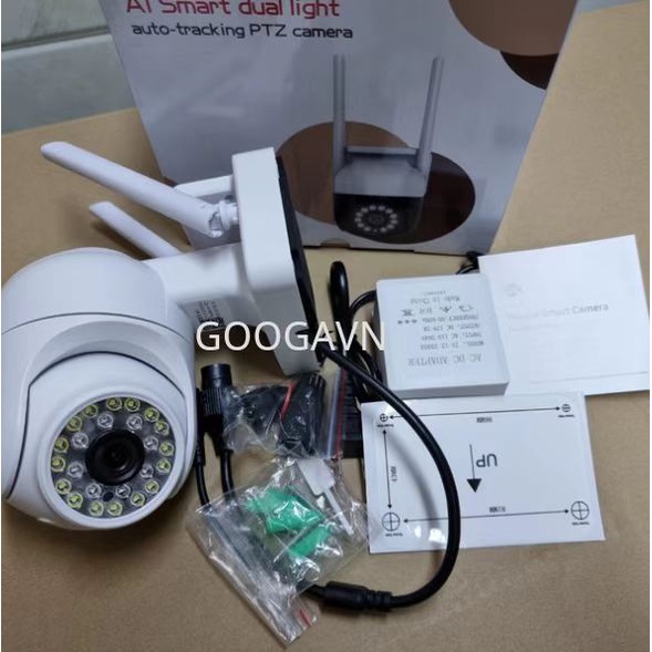 Camera Yoosee 2 râu ngoài trời thiết kế nhỏ gọn 24 LED quay đêm có màu chống nước (BẢO HÀNH 12 THÁNG)