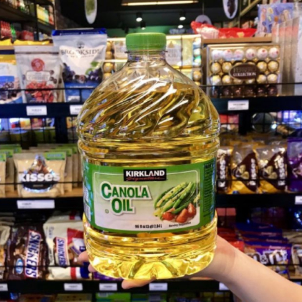 🌻  Dầu Ăn Hoa Cải Mỹ Kirland Chính Hãng 100% Tốt Cho Sức Khỏe Cả Gia Đình - Cal 2.84L