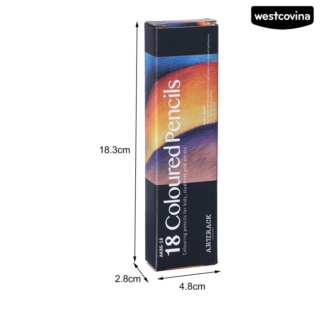 [Hot]✍Set 12/18/24/36/48/72 Bút Chì Màu Vẽ Tranh Sơn Dầu Dễ Dàng Sử Dụng