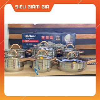 [ RẺ VÔ ĐỊCH ] BỘ NỒI INOX HOFFNER THƯƠNG HIỆU ĐỨC