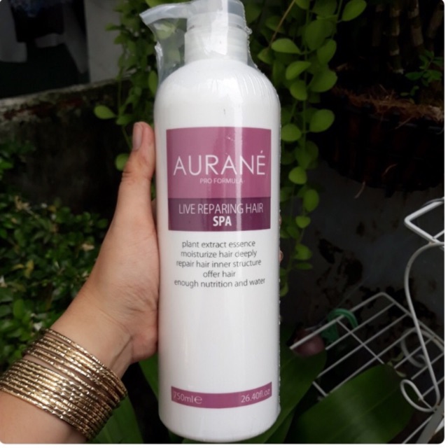 Dầu ngâm tóc Aurane Live Reparing Hair Spa phục hồi làm mượt tóc 750ml