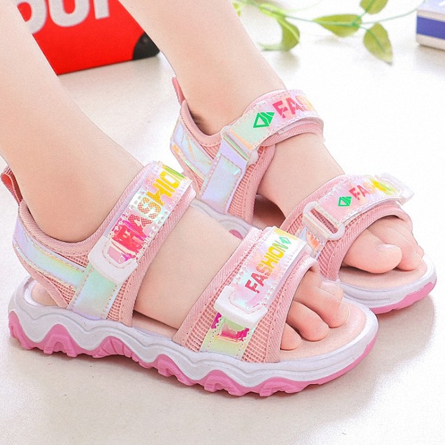 Sandal cho bé gái - xăng đan đi học bé gái ( Mẫu mới nhất ) HQS58