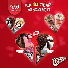 Kem ốc quế WALL'S Cornetto