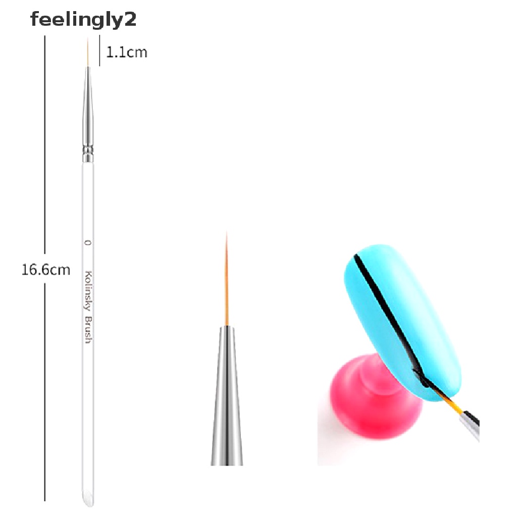 [Hàng mới về] Set 3 cọ vẽ trang trí móng tay nghệ thuật chuyên nghiệp