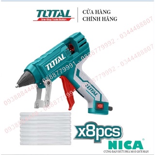 Dụng cụ bắn keo nến total tt301116 máy bơm keo nhựa 220-240v, bơm 20-30g/phút, chất liệu cao cấp, bền