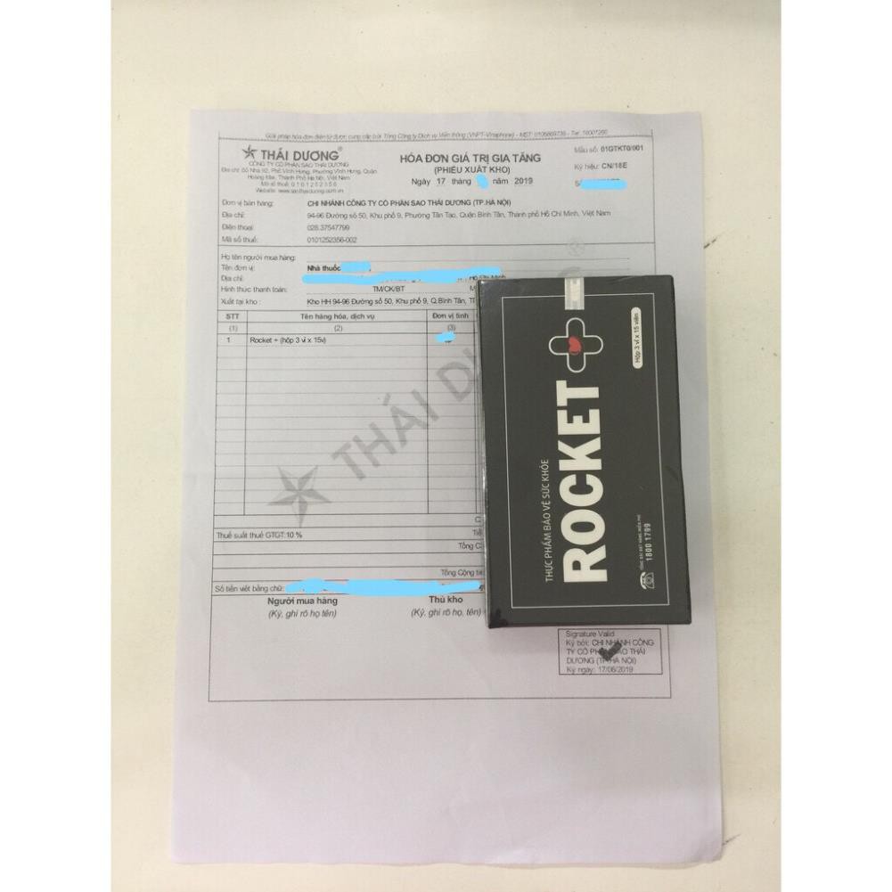 Rocket + PLus Tăng sinh lý nam Sao Thái Dương 45 viên uống