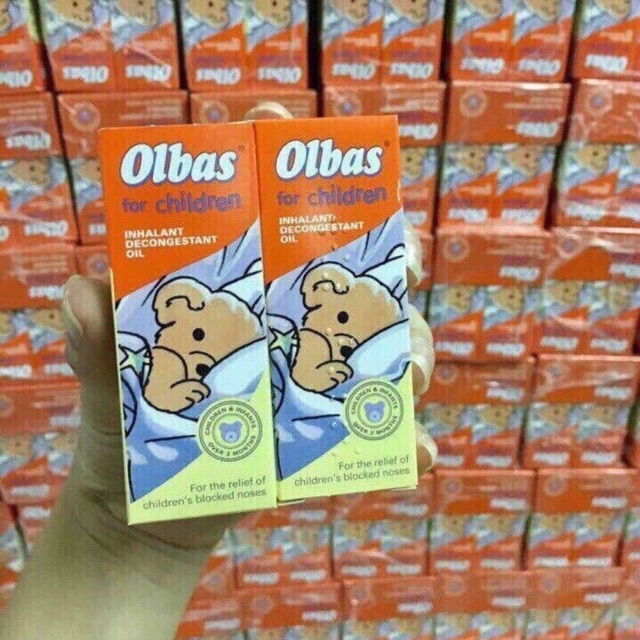 Tinh dầu xông mũi OLBAS OIL cho bé