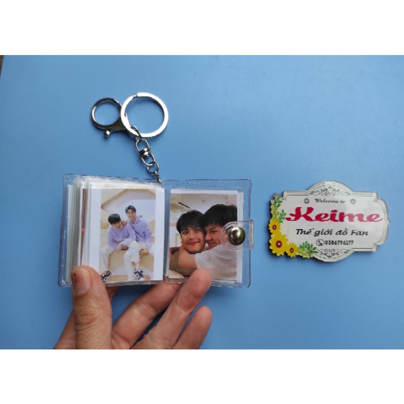 Móc khoá Album ảnh mini OhmNanon có in hình theo yêu cầu