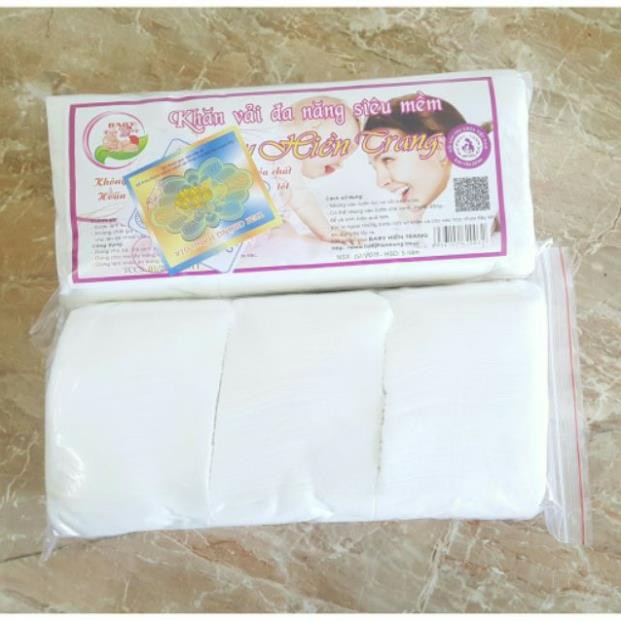 [loại 200gr] Set 5 bịch Khăn khô đa năng BABY HIỀN TRANG (khoảng 150 tờ)