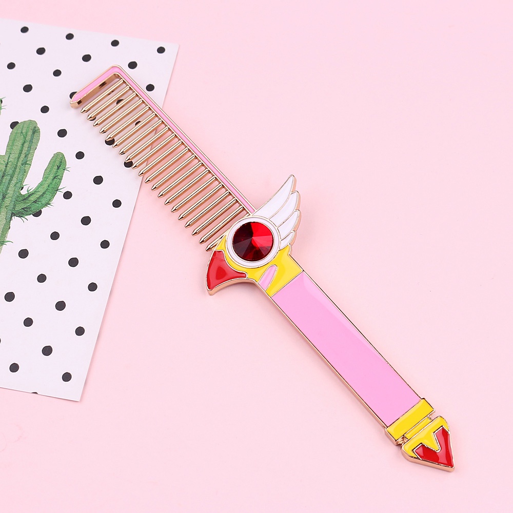 Gương Trang Điểm Cầm Tay Hình Bầu Dục Bằng Kim Loại Màu Đỏ/Xanh Dương/Xanh Dương Có Gương Trang Điểm Cho Nữ