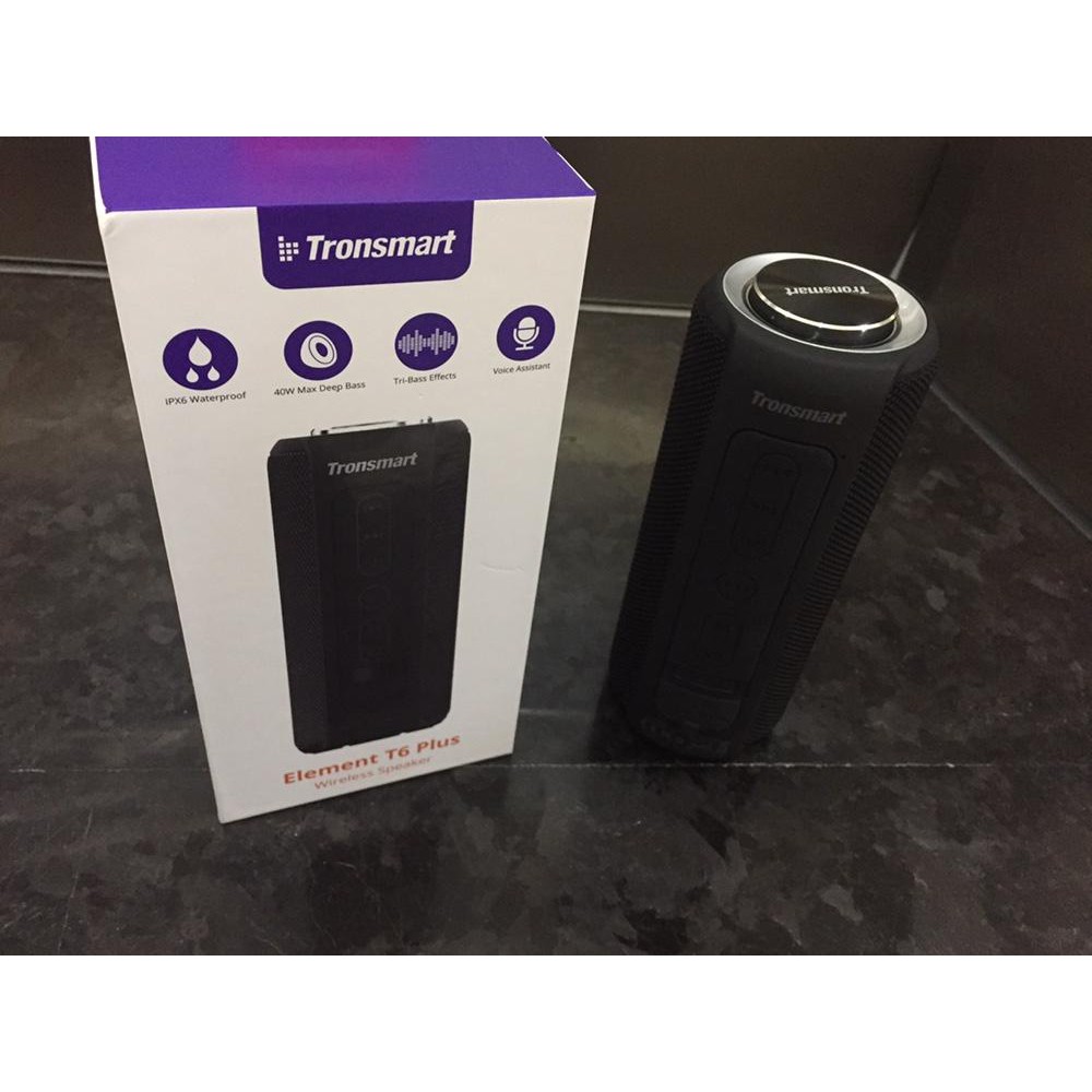 Loa Bluetooth 5.0 Tronsmart Element T6 Plus/ Upgraded 40W Âm thanh vòm - Hàng chính hãng - Bảo hành 12 tháng 1 đổi 1