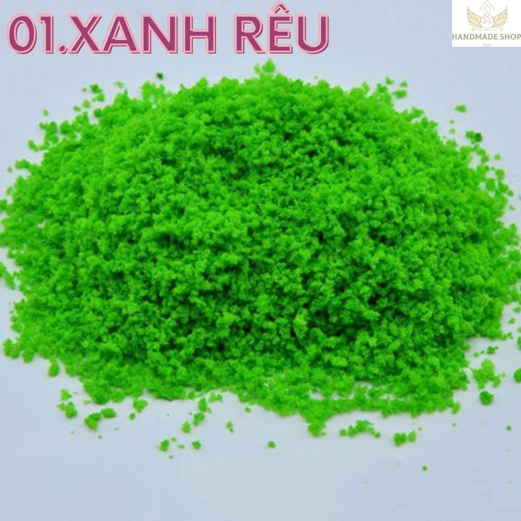 Mua Gói 10 gram mô phỏng rêu, cỏ, lá cây trang trí tiểu cảnh, bonsai ...