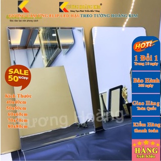 Gương treo tướng nhà tắm, gương dán tường giá rẻ kích thước 60x80 - guonghoangkim mirror