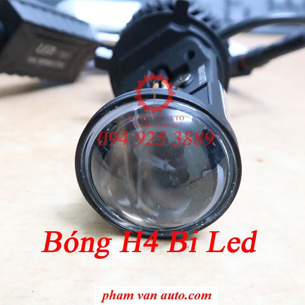 Bóng Đèn Pha Bi LED H4 AES Nhiệt màu 5500kevil