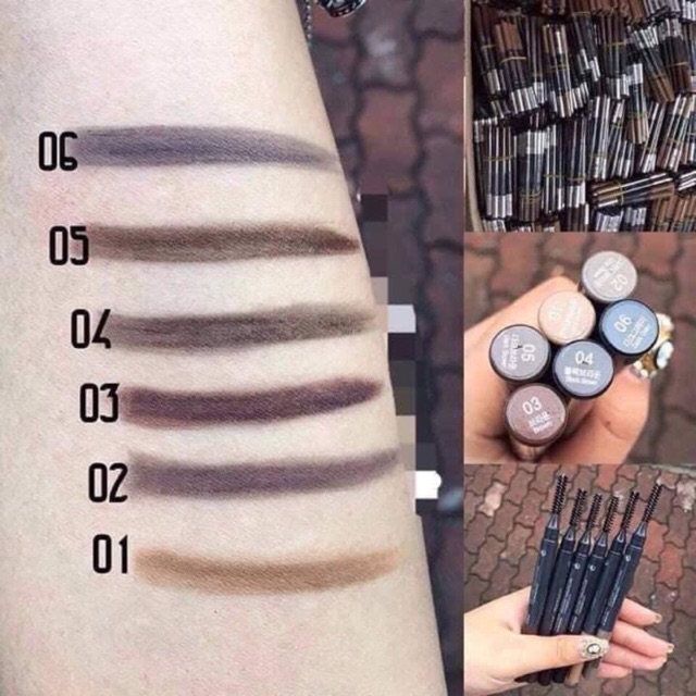 Chì kẻ mày hai đầu Designing Eyebrow Pencil Thefaceshop