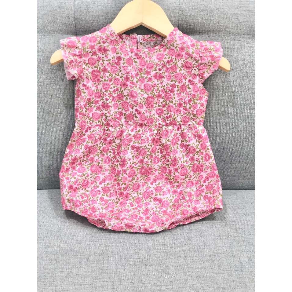 Bodysuit cho bé, áo liền quần bé gái, bodysuit cho bé gái sơ sinh,6 tháng, 1 tuổi vải cotton thấm hút mồ hôi, mềm mịn.