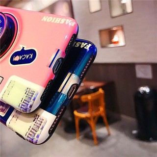 Ốp lưng camera phong cách Retro cho iPhone 6 6S 7 8 Plus X