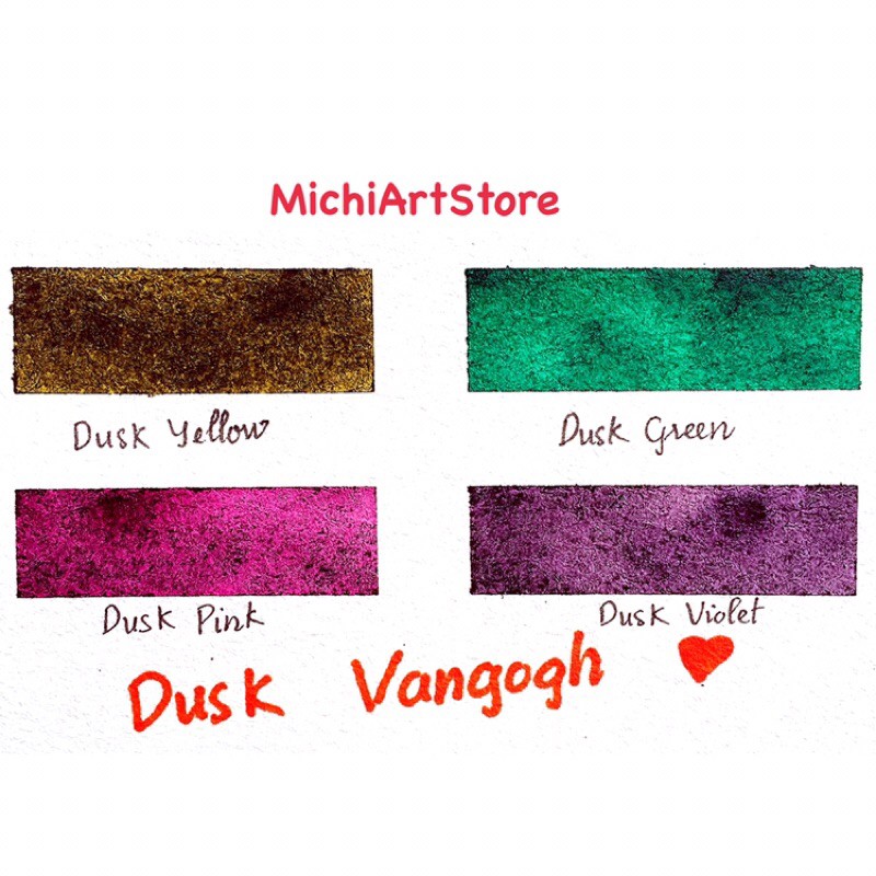 [Michi Art Store] Pocket màu nước tách lớp Dusk Van Gogh hộp 0,5ml, 1ml