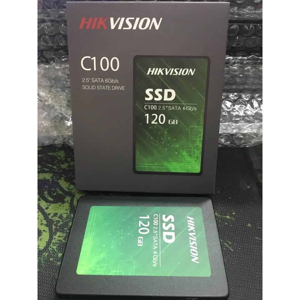 Ổ Cứng SSD HIKVISION C100 120GB Sata III - Hàng Chính Hãng - Ổ Cứng