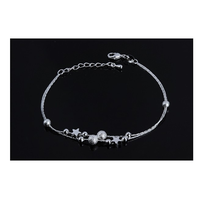 lắc chân nữ mạ bạc 925 dầy 2 lớp ngôi sao sang trọng-lc19 | BigBuy360 - bigbuy360.vn