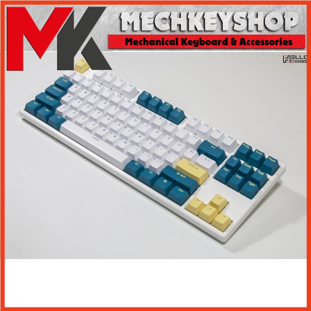 BÀN PHÍM HELLO GANSS HS87T - 3 modes / RGB / PBT Double shot / Gateron Yellow Pro