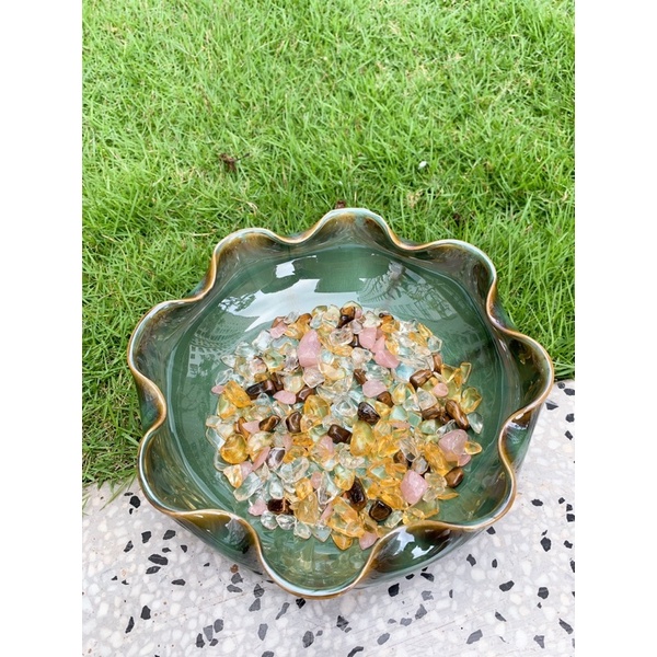 [200gram] Đá Vụn Phong Thuỷ - Đá NHUYỄN nhiều màu