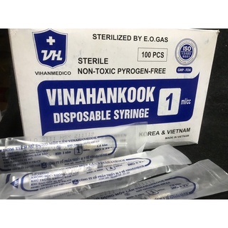 Bơm tiêm 1cc vô trùng Vinahankook