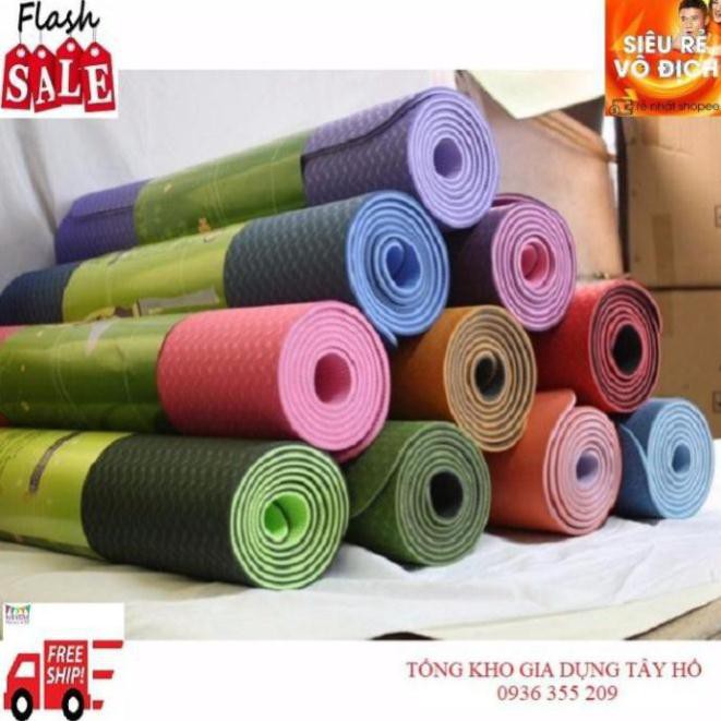 THẢM TẬP YOGA TPE 2 LỚP